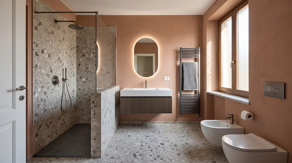 Ristrutturazione bagno con doccia walk-in Torino Borgo Vittoria